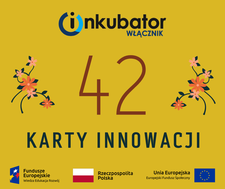 infografika - 42 Karty Innowacji zgłoszone do inkubatora