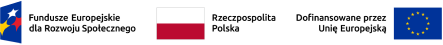 Logotypy Funduszu Europejskiego dla Rozwoju Społecznego, Rzeczpospolita Polska, Dofinansowano ze środków Unii Europejskiej.